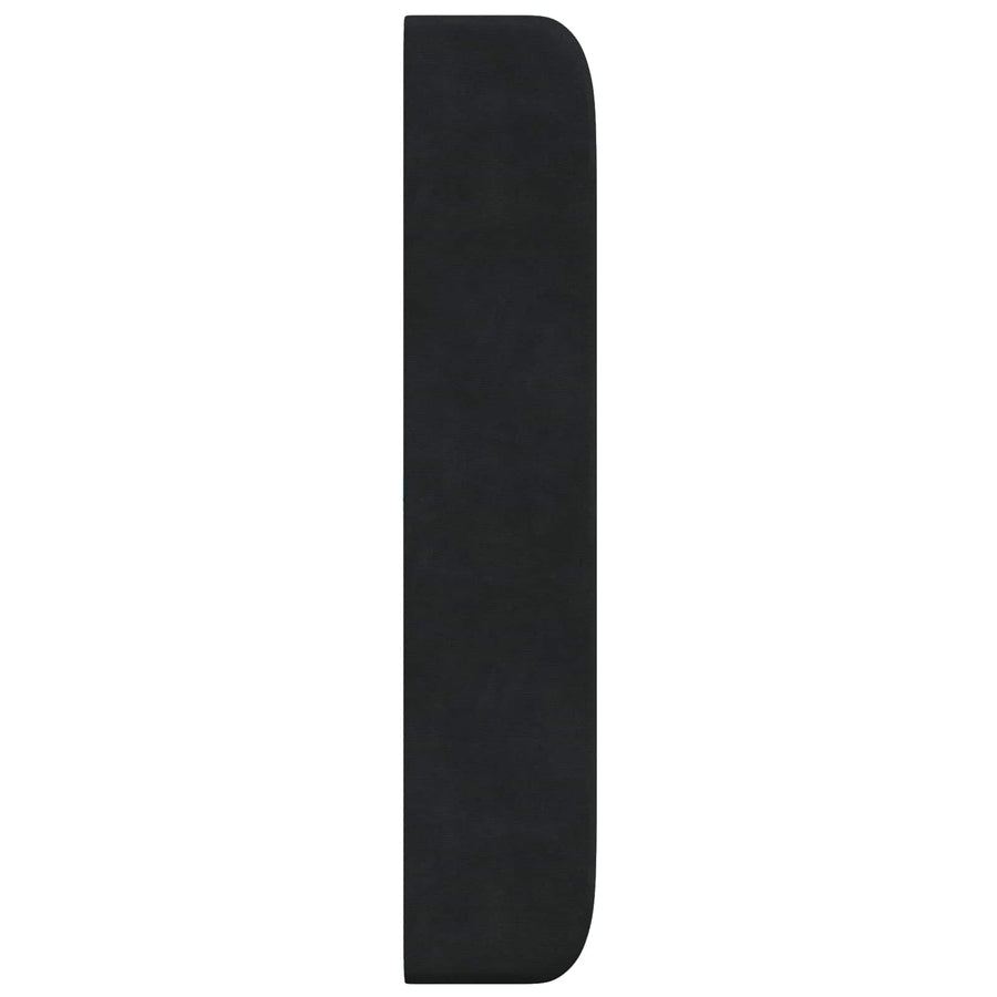 Hoofdbord oor Zwart 80 x 16 x 4 cm Fluweel