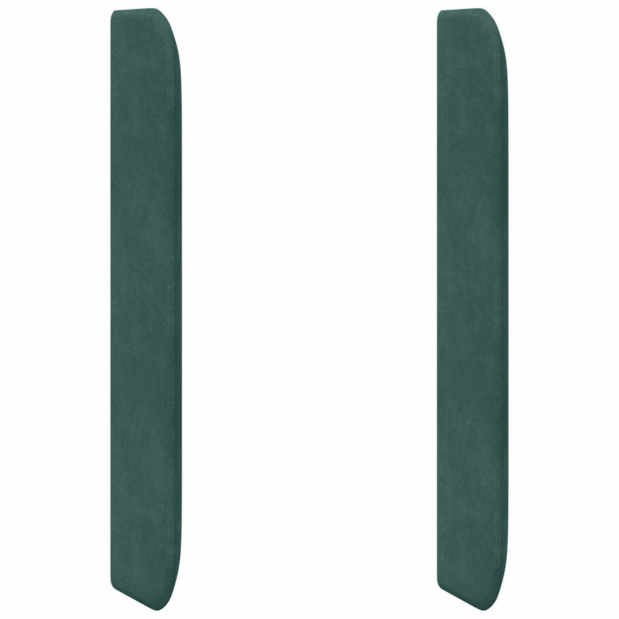 Hoofdbord oor Groen 80 x 16 x 4 cm Fluweel