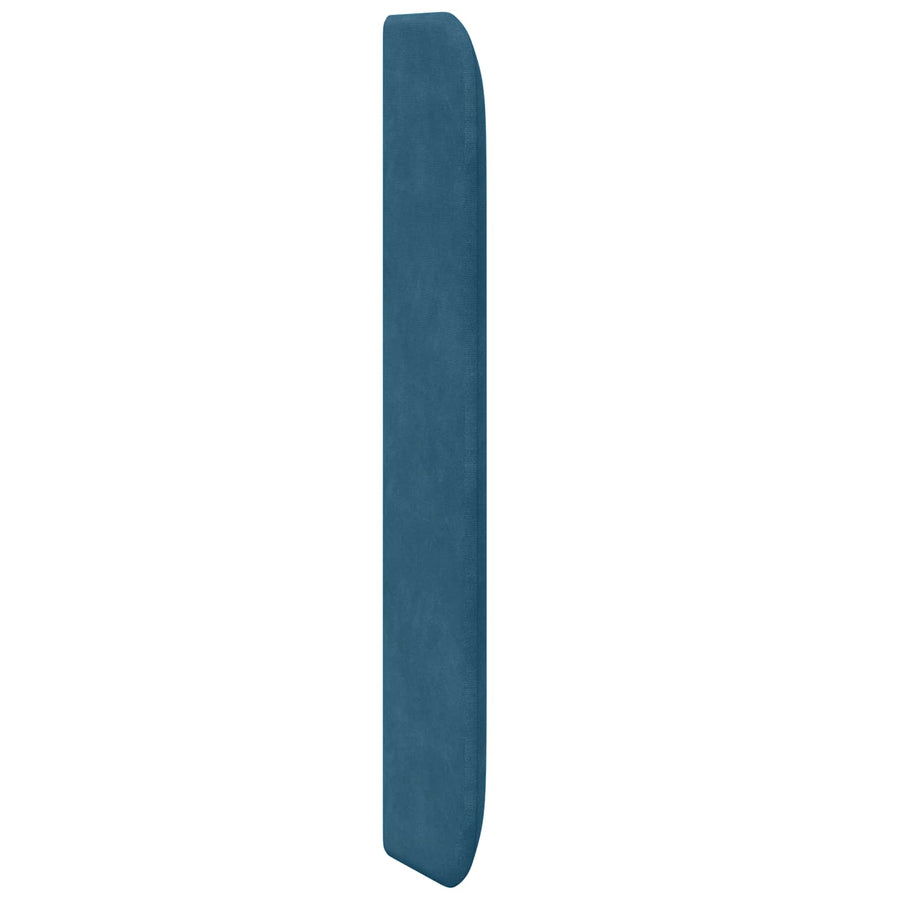 Hoofdbord oor Blauw 80 x 16 x 4 cm Fluweel
