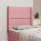 Headboard with Ears Pink 80 x 16 x 4 cm Velvet