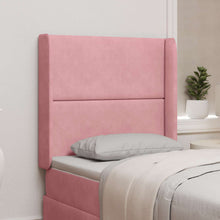 Hoofdbord oor Roze 80 x 16 x 4 cm Fluweel