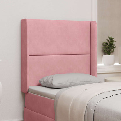 Hoofdbord oor Roze 80 x 16 x 4 cm Fluweel