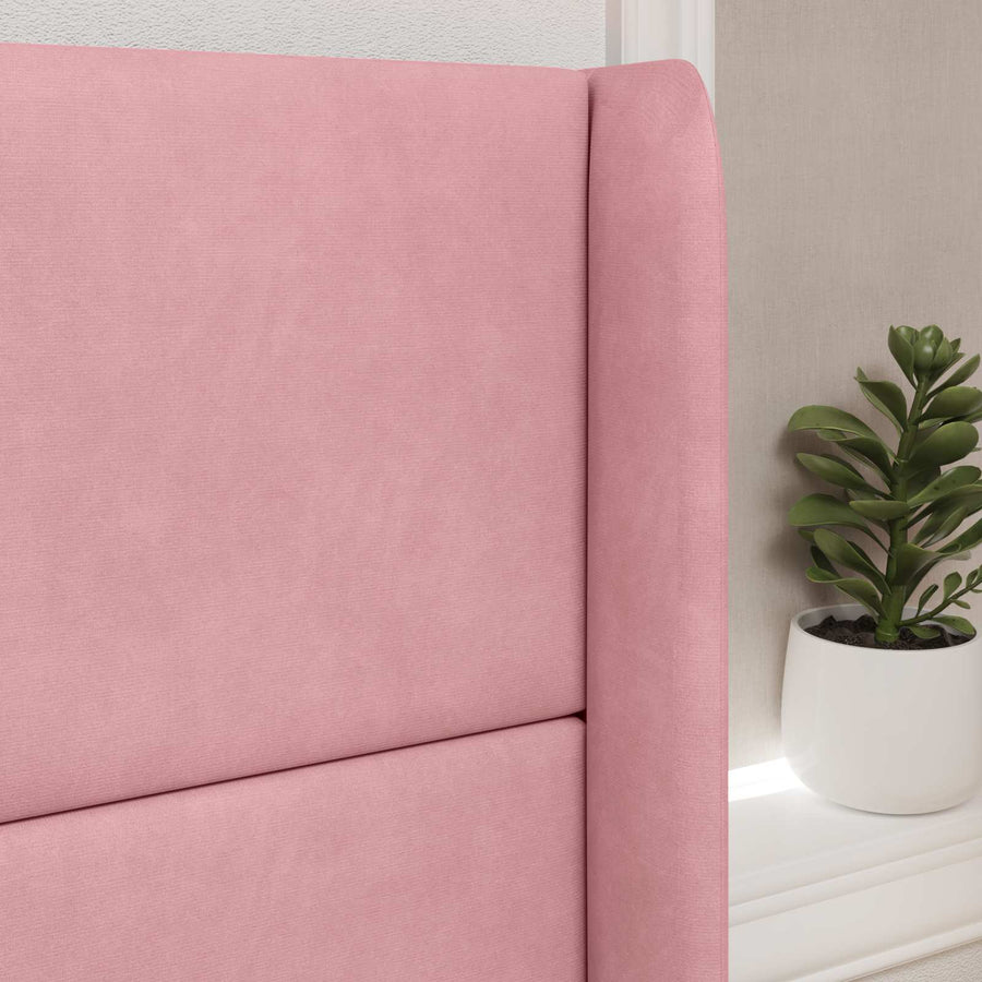 Hoofdbord oor Roze 80 x 16 x 4 cm Fluweel
