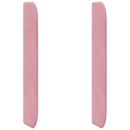 Hoofdbord oor Roze 80 x 16 x 4 cm Fluweel