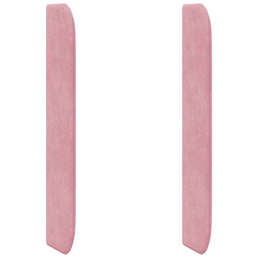 Hoofdbord oor Roze 80 x 16 x 4 cm Fluweel