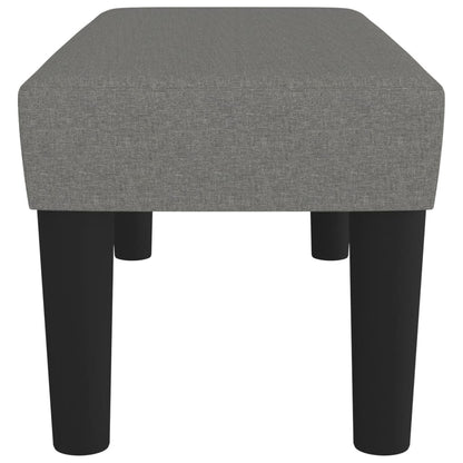 Bankje 70X30X30 Cm Stof Donkergrijs