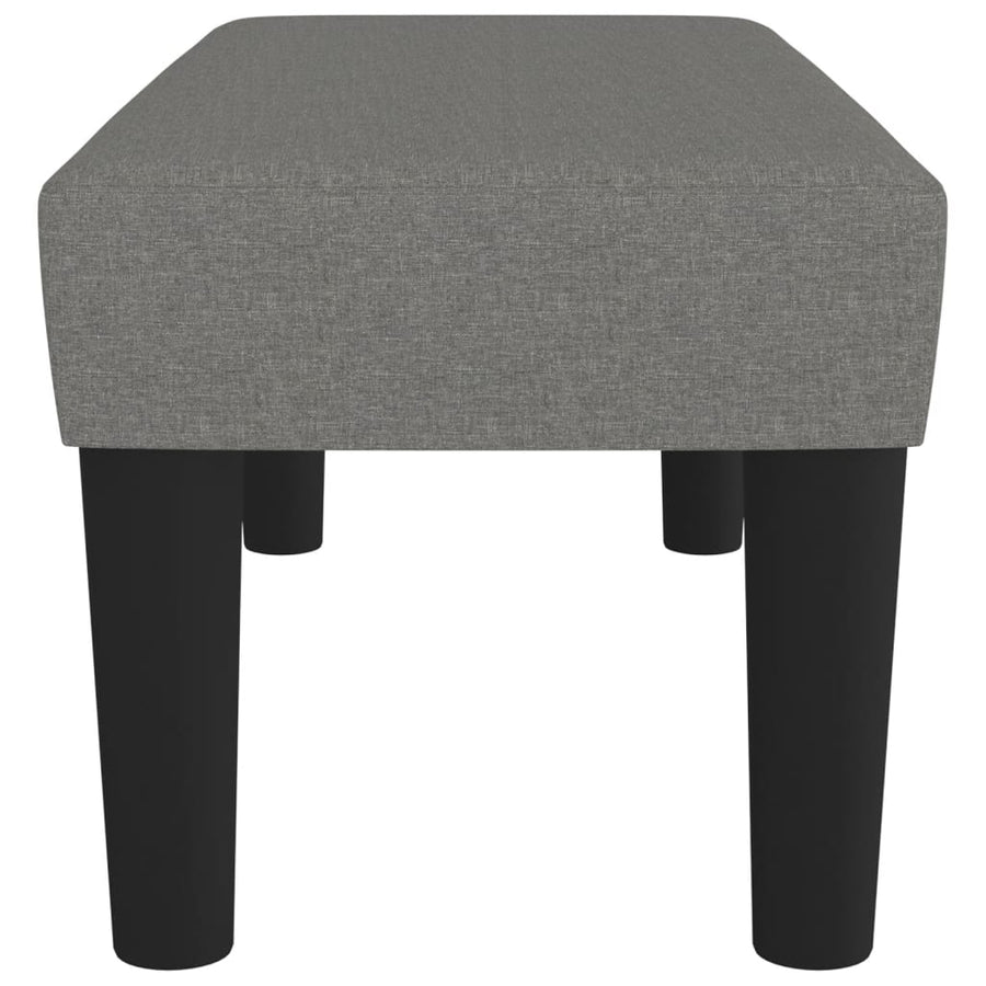 Bankje 70X30X30 Cm Stof Donkergrijs