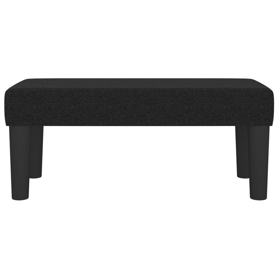 Bankje 70X30X30 Cm Stof Zwart
