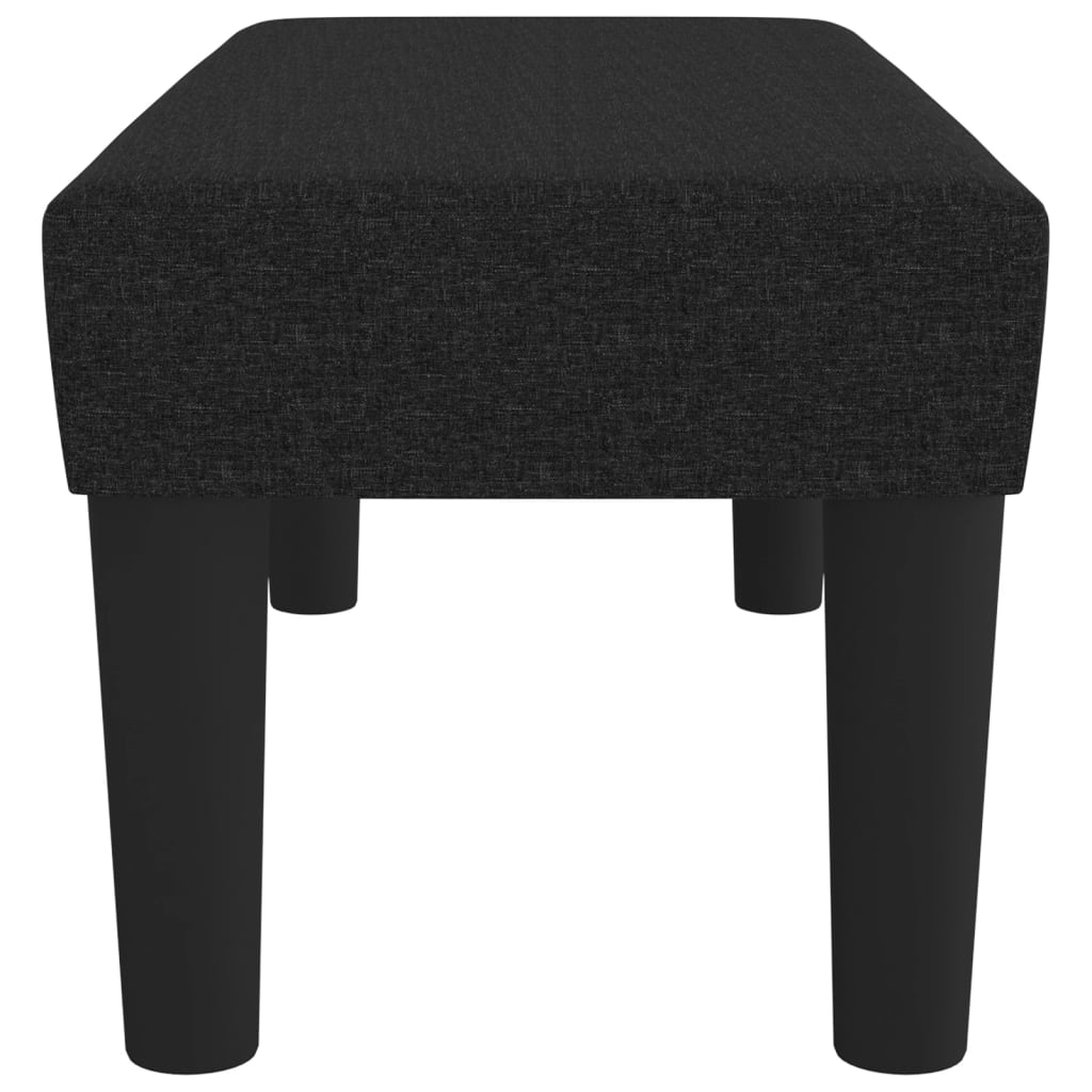 Bankje 70X30X30 Cm Stof Zwart