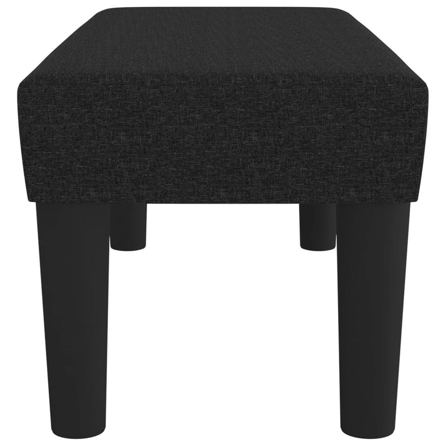 Bankje 70X30X30 Cm Stof Zwart