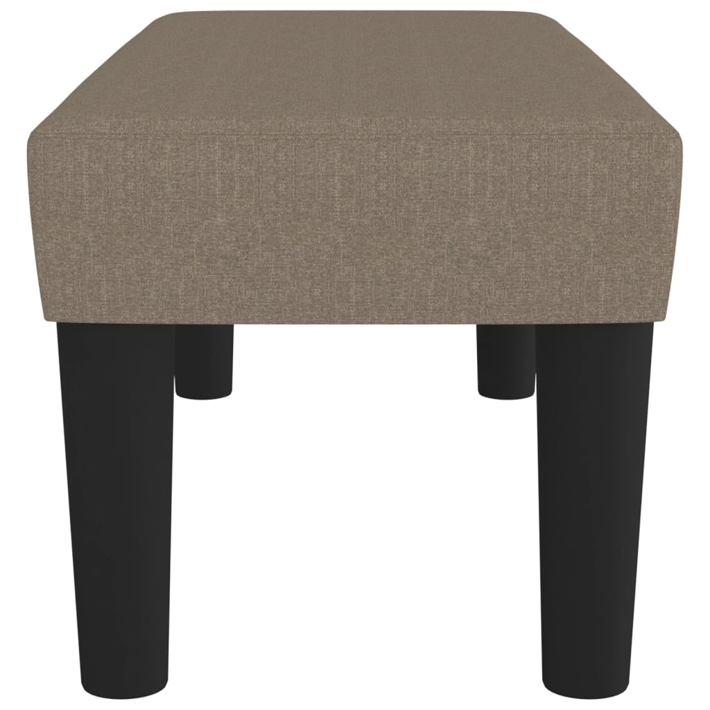 Bankje Stof 70 x 30 x 30 cm Taupe