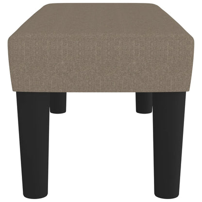 Bankje Stof 70 x 30 x 30 cm Taupe