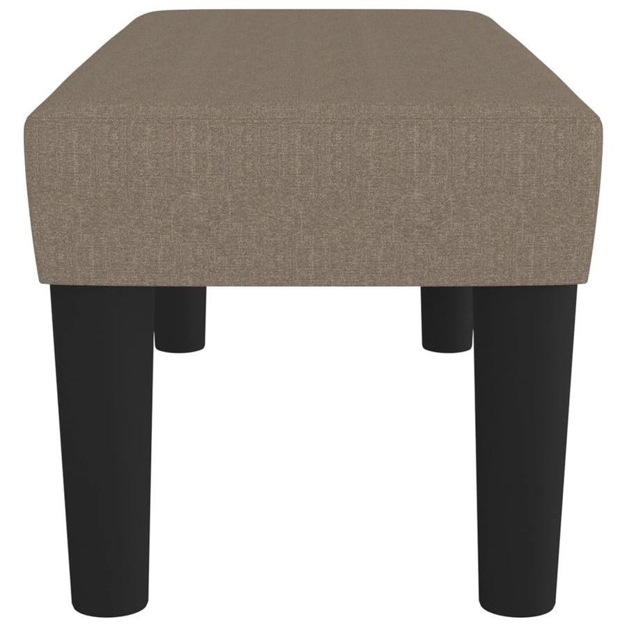Bankje Stof 70 x 30 x 30 cm Taupe