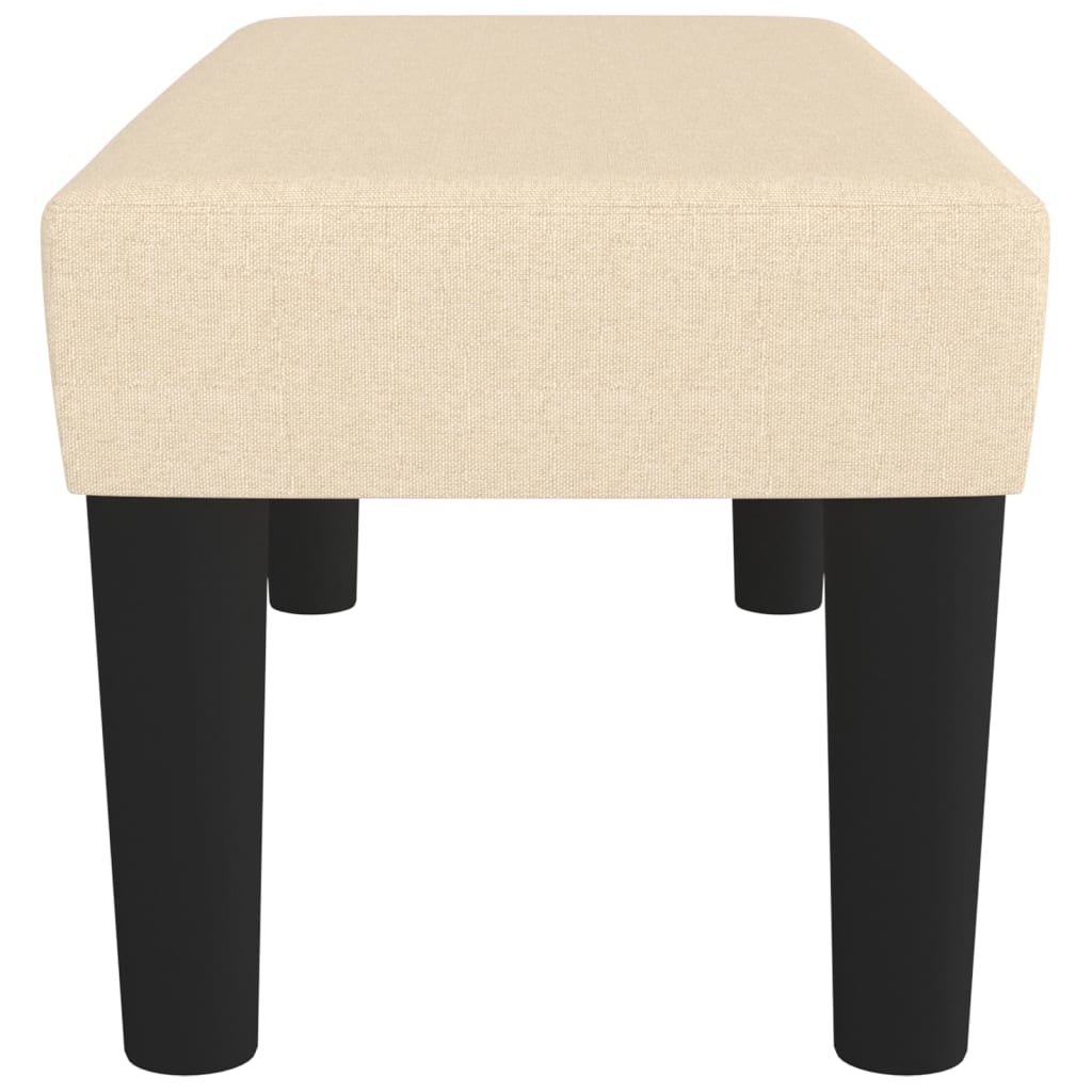 Bankje 70X30X30 Cm Stof Crèmekleurig