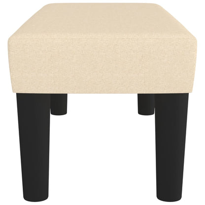 Bankje 70X30X30 Cm Stof Crèmekleurig