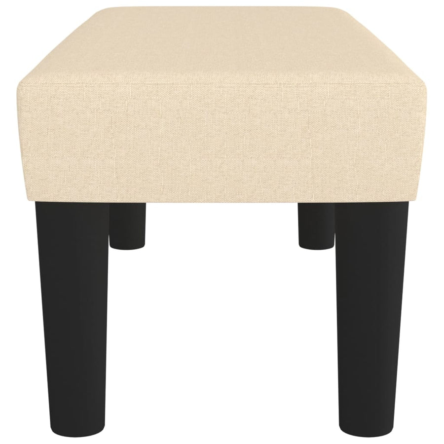 Bankje 70X30X30 Cm Stof Crèmekleurig