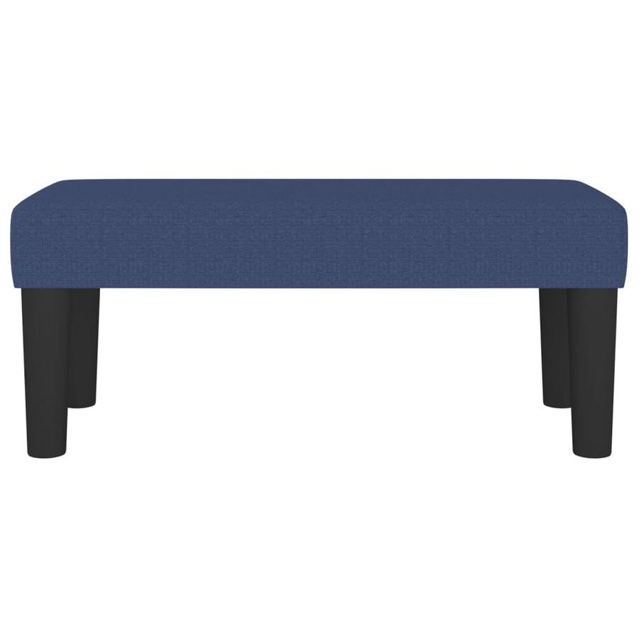 Bankje 70X30X30 Cm Stof Blauw