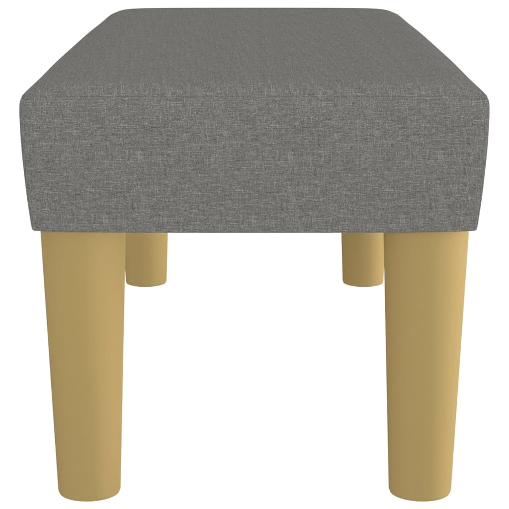 Bankje 70X30X30 Cm Stof Donkergrijs