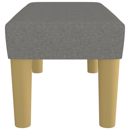 Bankje 70X30X30 Cm Stof Donkergrijs
