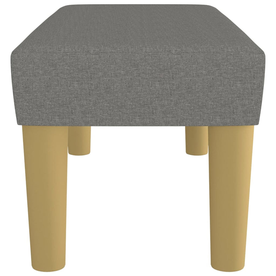 Bankje 70X30X30 Cm Stof Donkergrijs