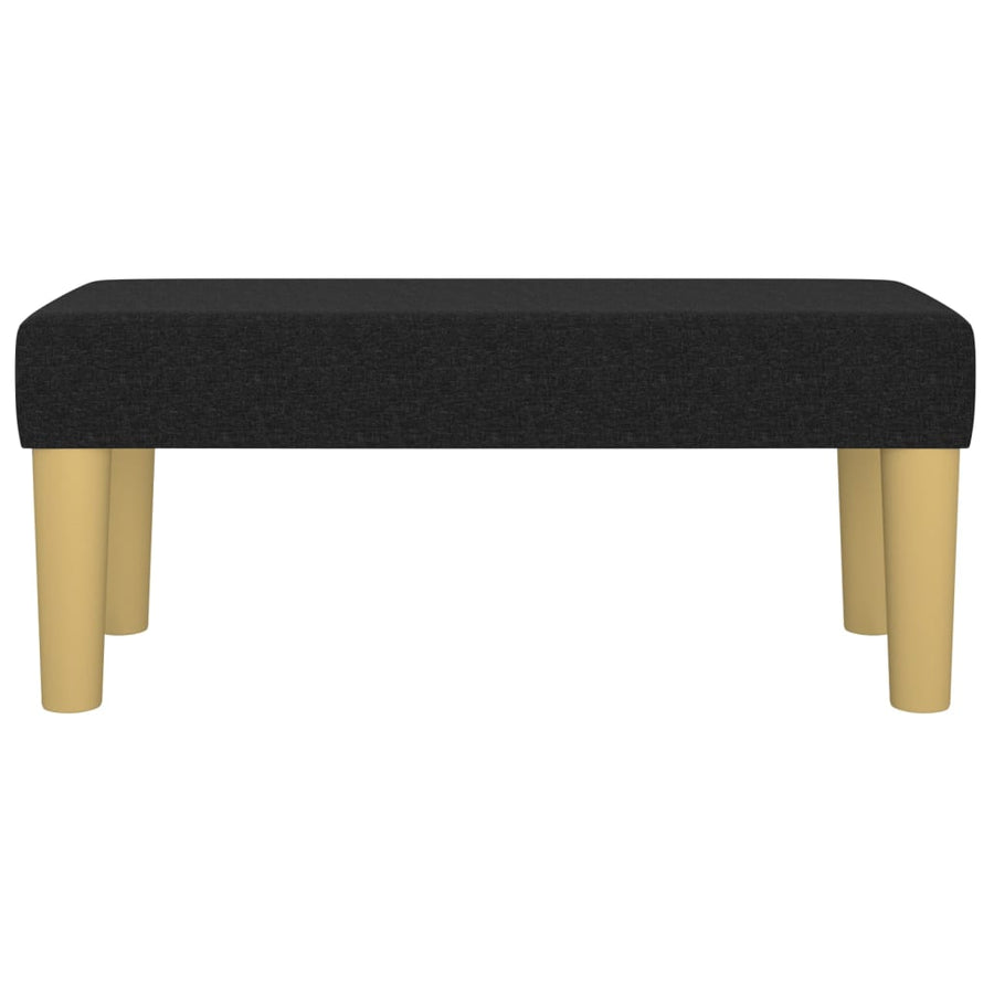 Bankje 70X30X30 Cm Stof Zwart
