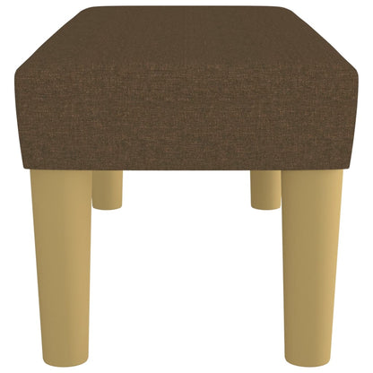 Bankje 70X30X30 Cm Stof Bruin 70 x 30 x 30 cm Donkerbruin