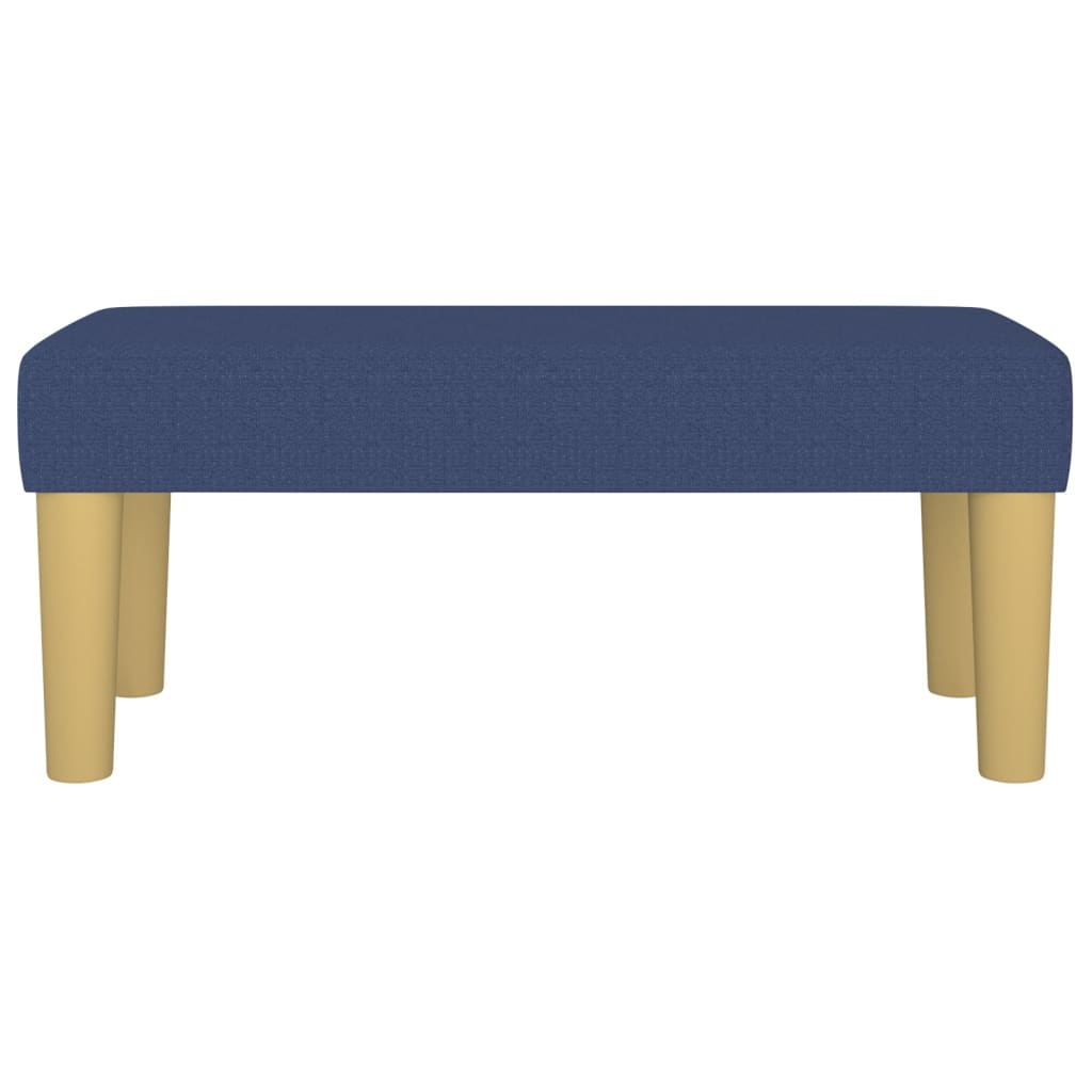 Bankje 70X30X30 Cm Stof Blauw