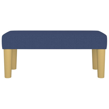 Bankje 70X30X30 Cm Stof Blauw