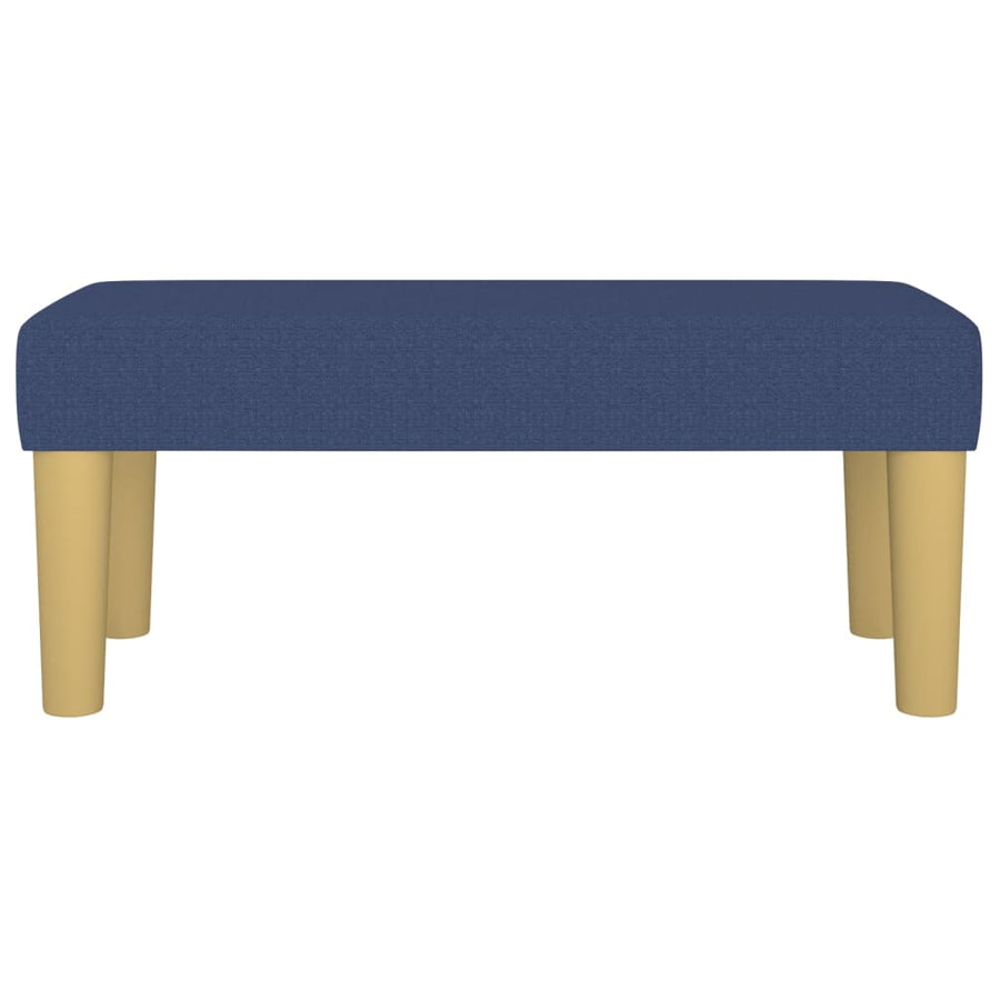Bankje 70X30X30 Cm Stof Blauw