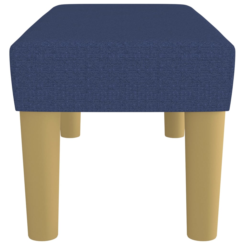 Bankje 70X30X30 Cm Stof Blauw