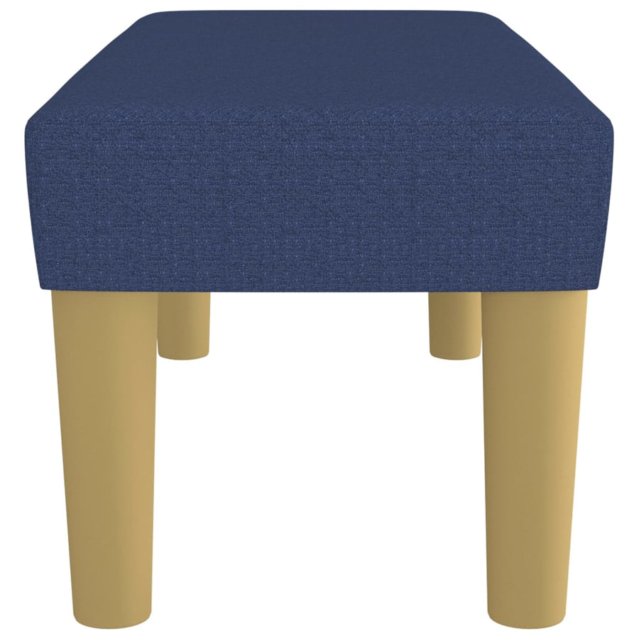 Bankje 70X30X30 Cm Stof Blauw