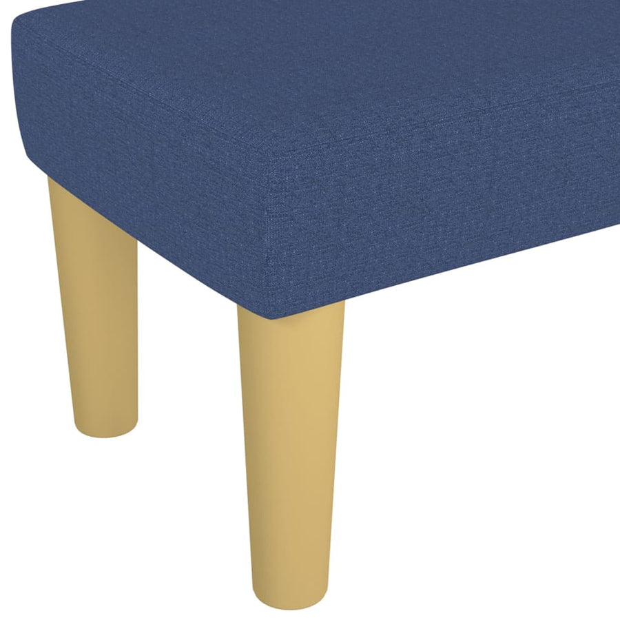 Bankje 70X30X30 Cm Stof Blauw