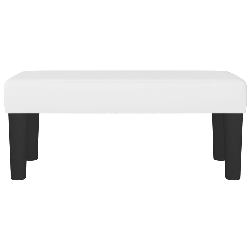 Bankje 70X30X30 Cm Kunstleer Wit