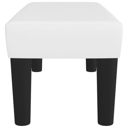 Bankje 70X30X30 Cm Kunstleer Wit