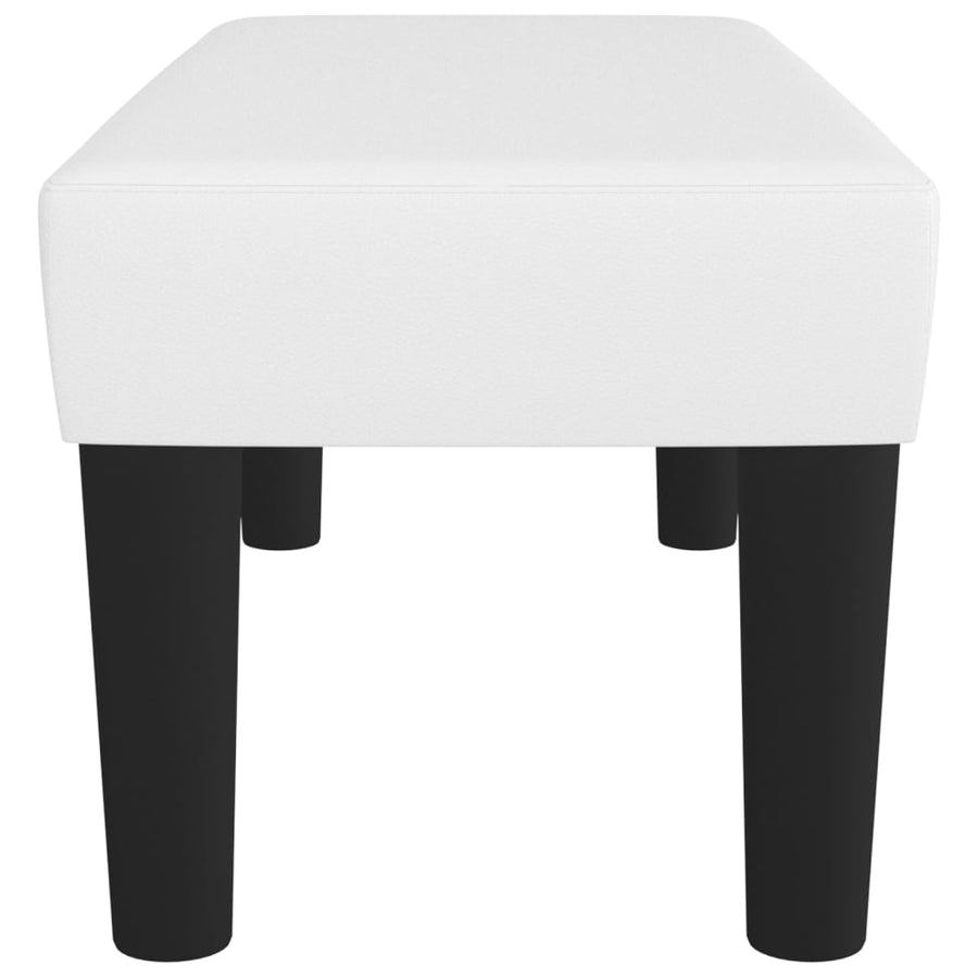 Bankje 70X30X30 Cm Kunstleer Wit