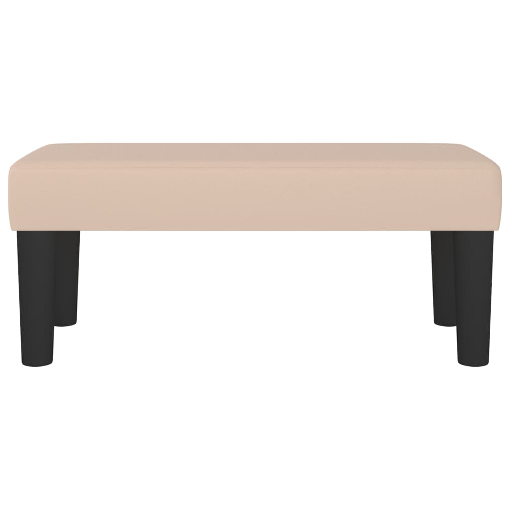 Bankje 70X30X30 Cm Kunstleer Cappuccinokleurig 70 x 30 x 30 cm