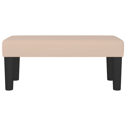 Bankje 70X30X30 Cm Kunstleer Cappuccinokleurig 70 x 30 x 30 cm