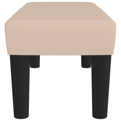 Bankje 70X30X30 Cm Kunstleer Cappuccinokleurig 70 x 30 x 30 cm