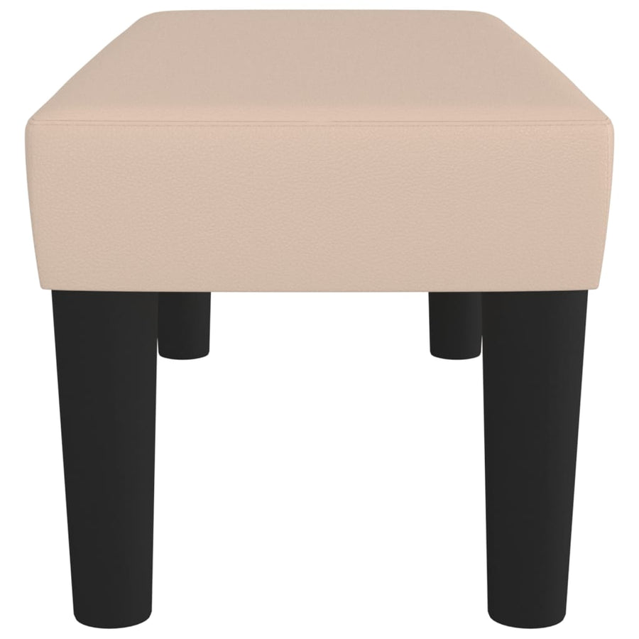 Bankje 70X30X30 Cm Kunstleer Cappuccinokleurig 70 x 30 x 30 cm