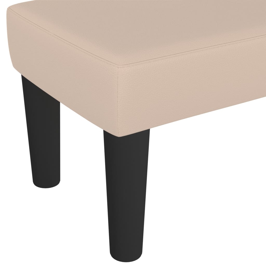 Bankje 70X30X30 Cm Kunstleer Cappuccinokleurig 70 x 30 x 30 cm