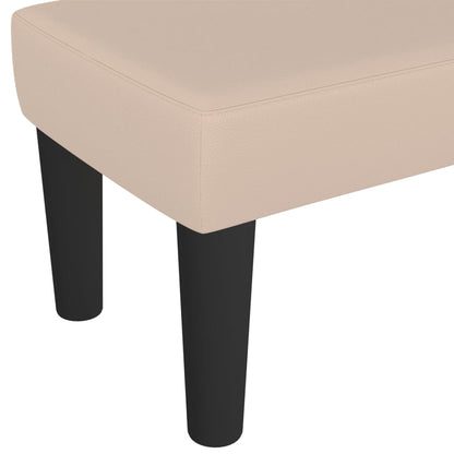 Bankje 70X30X30 Cm Kunstleer Cappuccinokleurig 70 x 30 x 30 cm