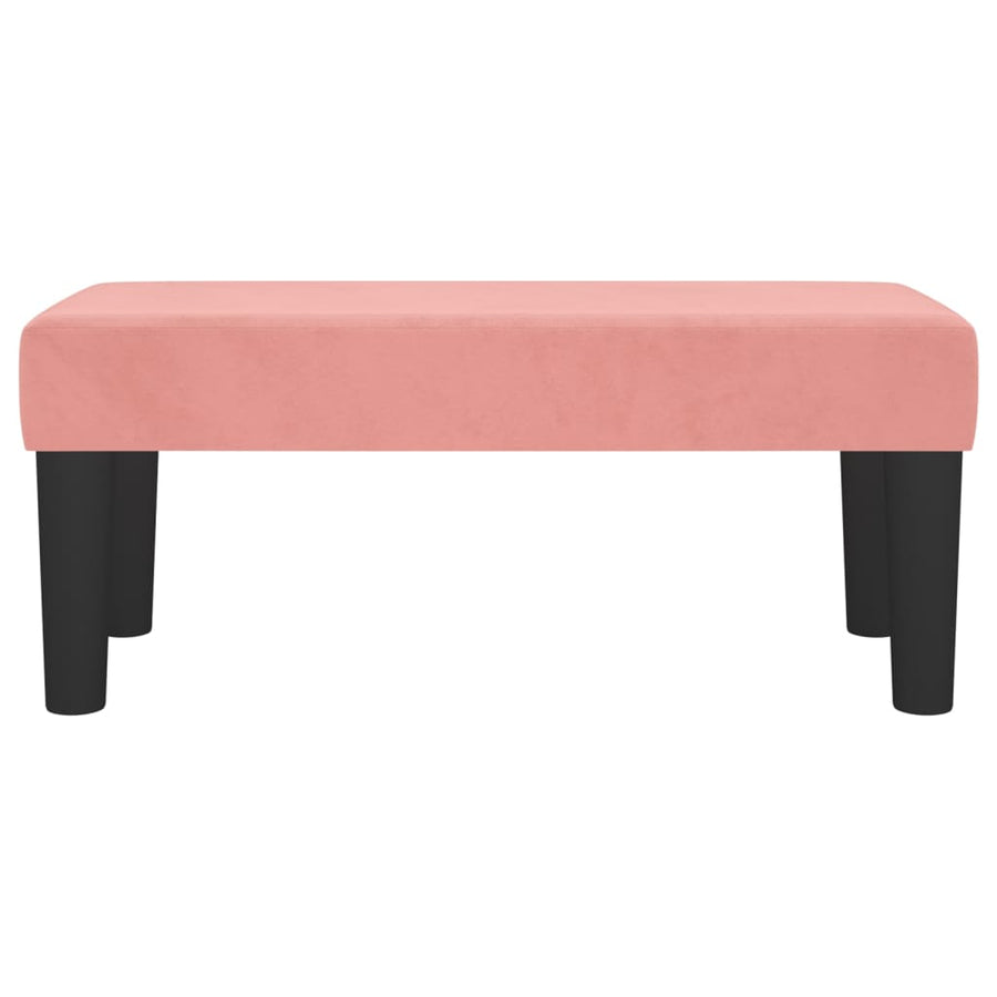 Bankje 70X30X30 Cm Fluweel Roze