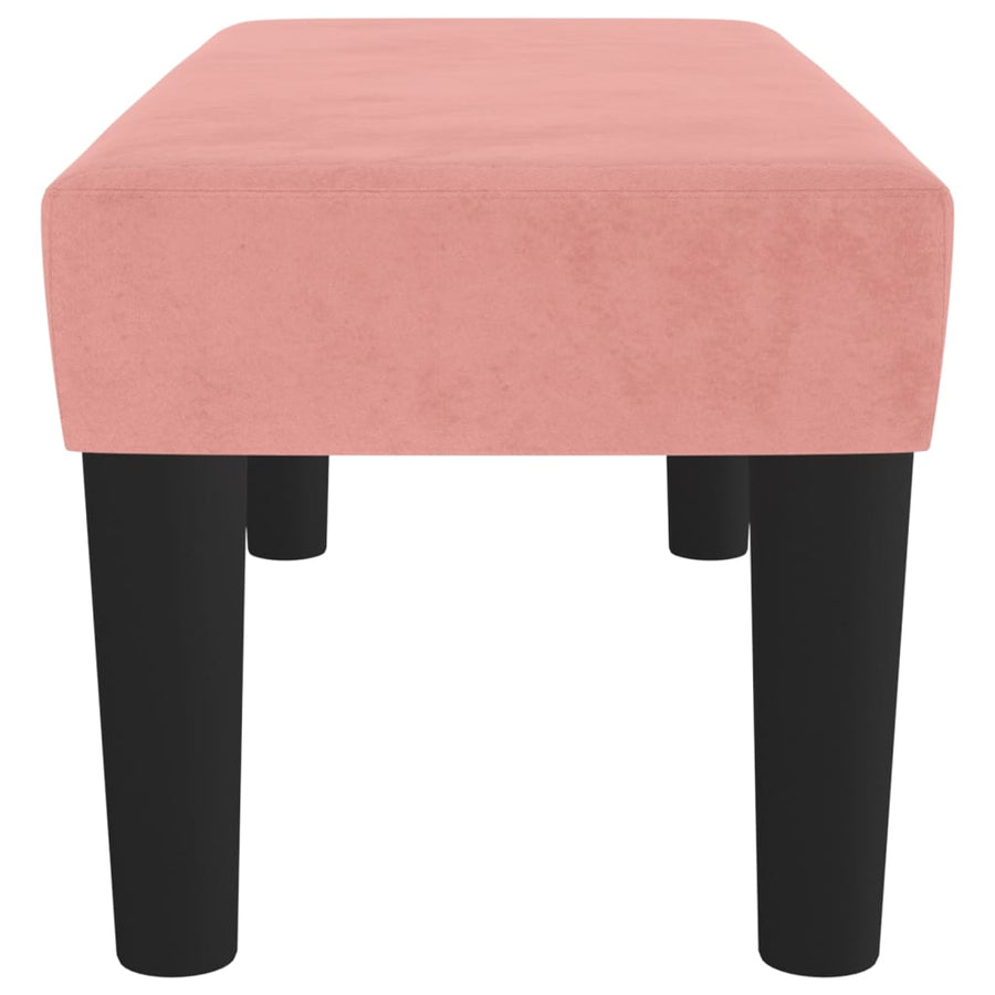 Bankje 70X30X30 Cm Fluweel Roze