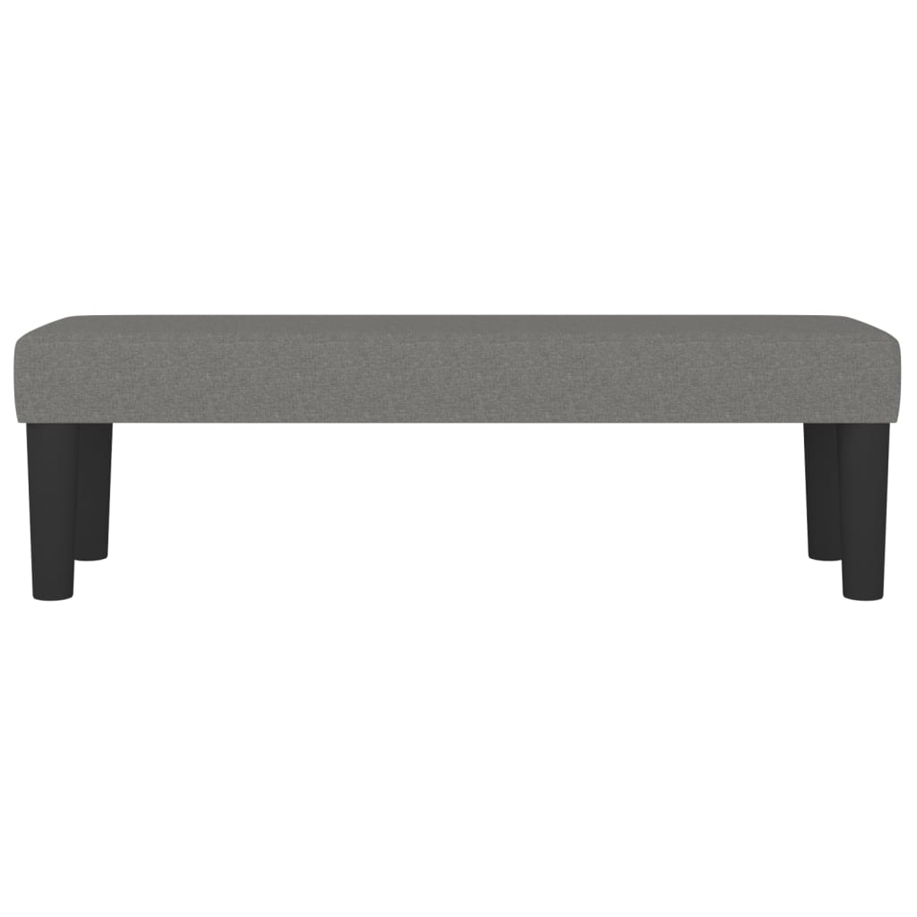 Bankje 100X30X30 Cm Stof Donkergrijs