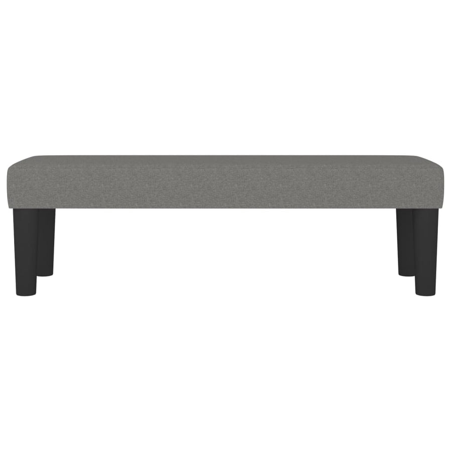 Bankje 100X30X30 Cm Stof Donkergrijs