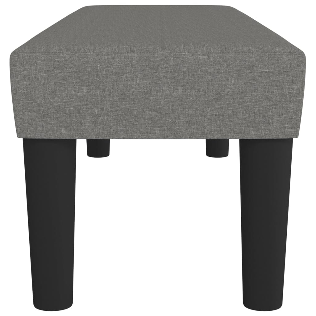 Bankje 100X30X30 Cm Stof Donkergrijs