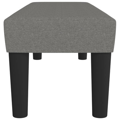 Bankje 100X30X30 Cm Stof Donkergrijs