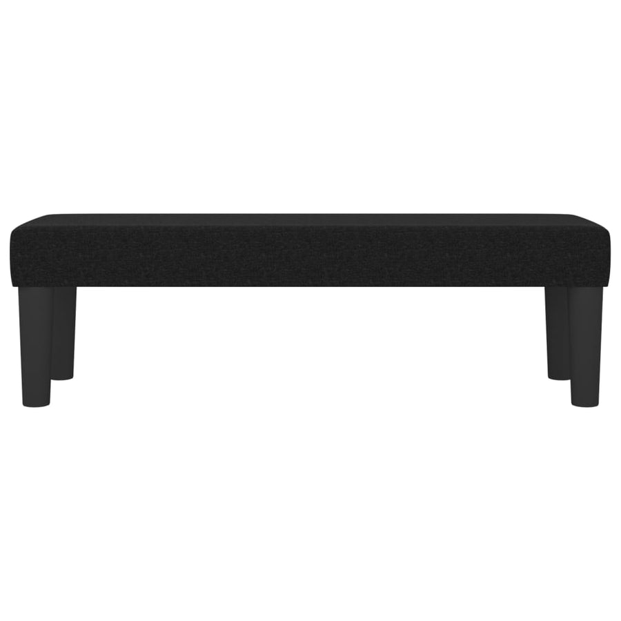 Bankje 100X30X30 Cm Stof Zwart