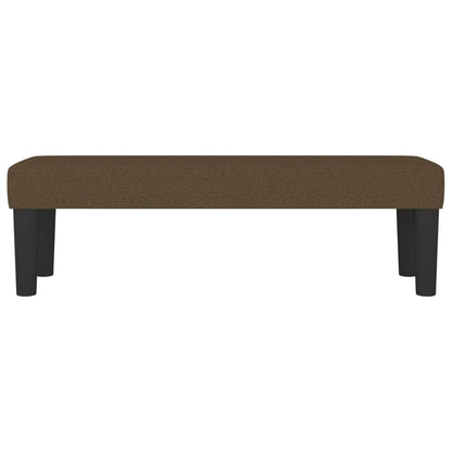 Bankje 100X30X30 Cm Stof Donkerbruin