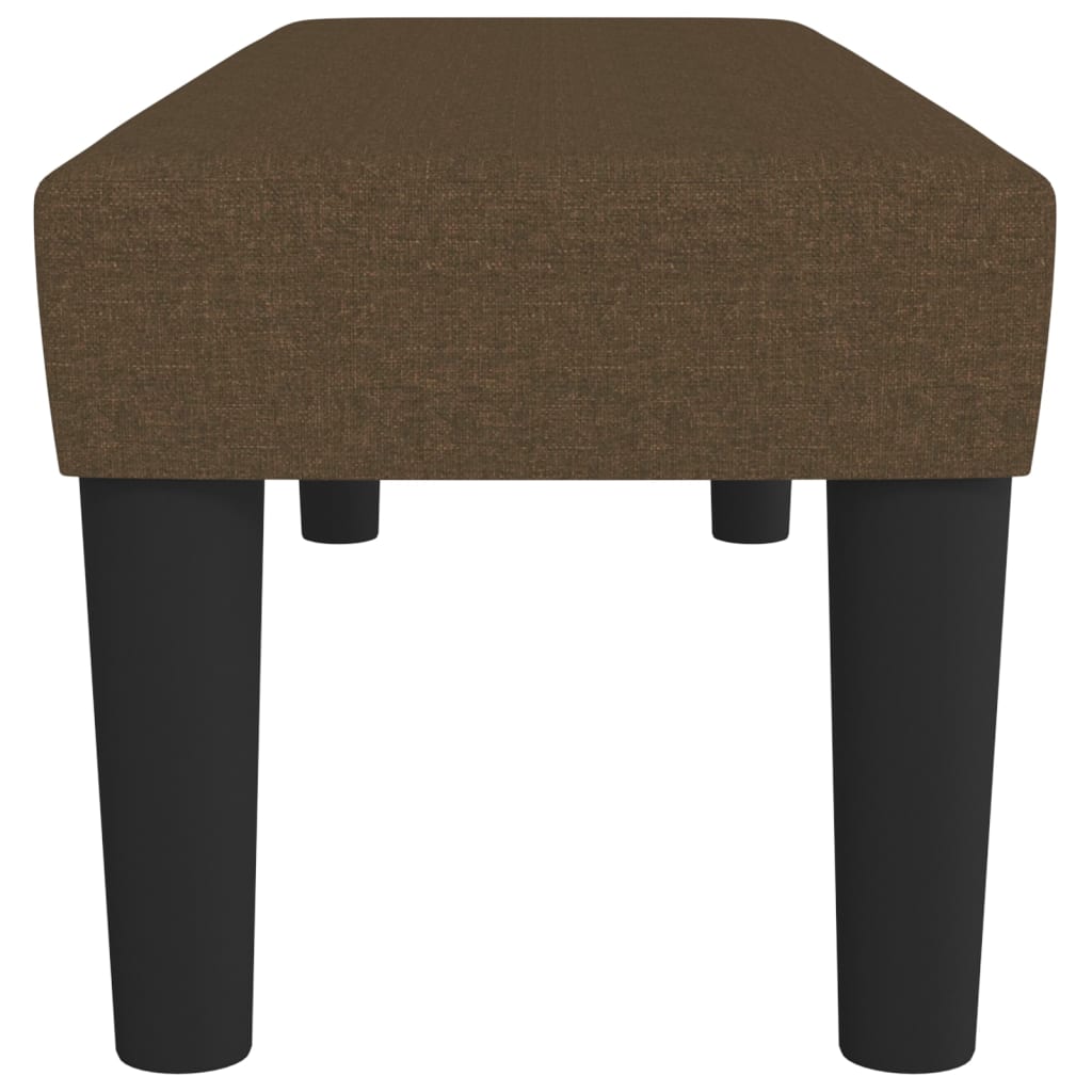 Bankje 100X30X30 Cm Stof Donkerbruin